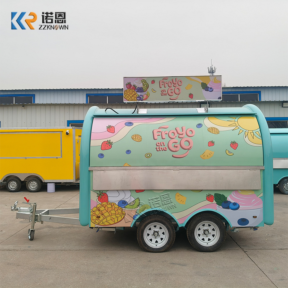 Custom Food Trailer Mobile Kit - Food Truck With Snacks ulasan dan harga