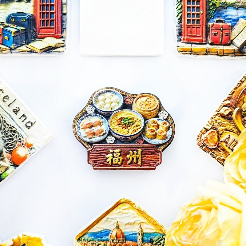 Fuzhou Snacks Fridge Magnet -  - Food Lovers Snacks ulasan dan harga