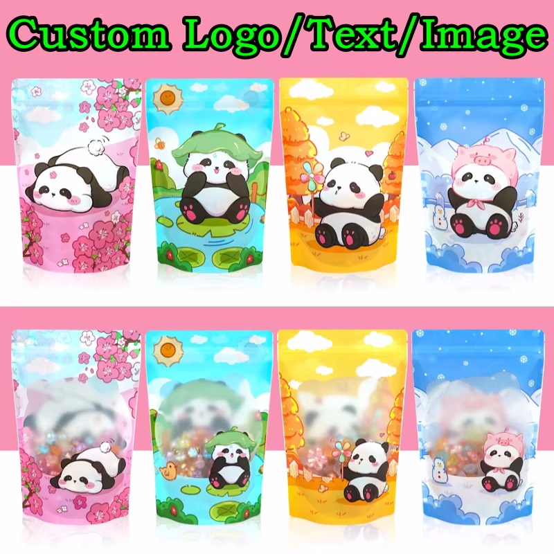 100PCS Aluminum Foil Stand-up  - Food Lovers Snacks ulasan dan harga