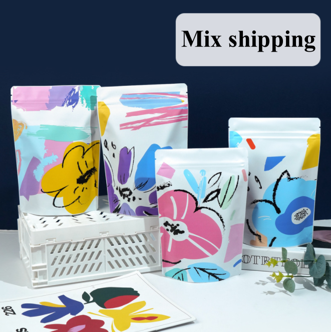 100PCS Aluminum Foil Stand-up  - Food Lovers Snacks ulasan dan harga
